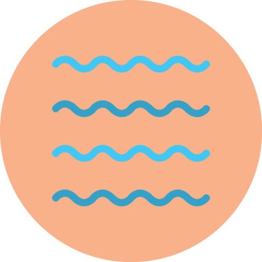 Mavi ve turuncu rengin vektör çizimi