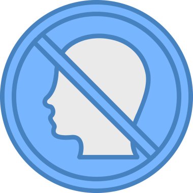 Hiçbir iz yok. Simge vektörü yok. Hiçbir iz yok. Beyaz arkaplanda daire simgesi çizimi. izole resim