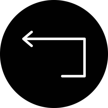 Projeniz için sol yön ok simgesi