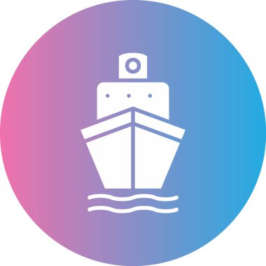 tekne ikonu vektör illüstrasyonu