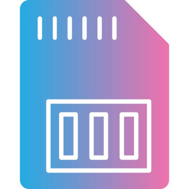 Modern b 'nin vektör çizimi pil ikonundan yoksun