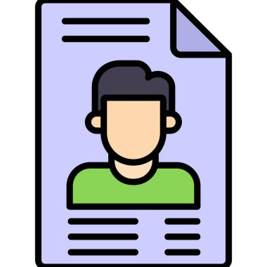 man simgesi, vektör illüstrasyonu