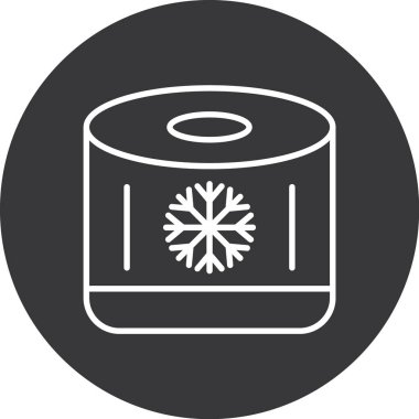 Tek bir simgenin vektör illüstrasyonu