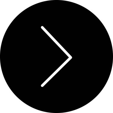 Siyah bir simgenin vektör illüstrasyonu