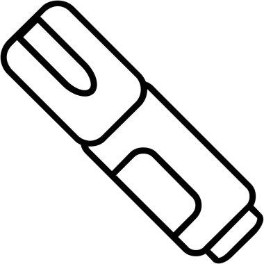 Yapı silindiri simgesi, vektör illüstrasyonu