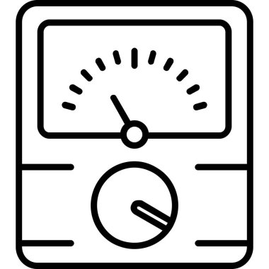 Ölçek simgesi vektör illüstrasyonu