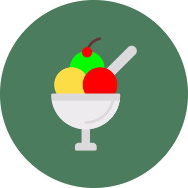 meyve kasesi vektör simgesi