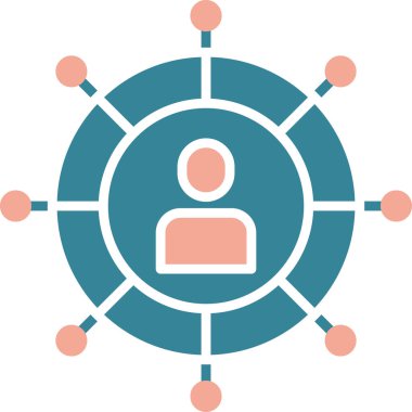 şebeke. Web simgesi basit illüstrasyon