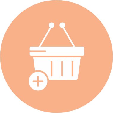 Alışveriş arabası, vektör illüstrasyonu