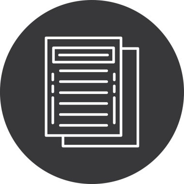 Kitap Simgesi. Vektör İllüstrasyonu