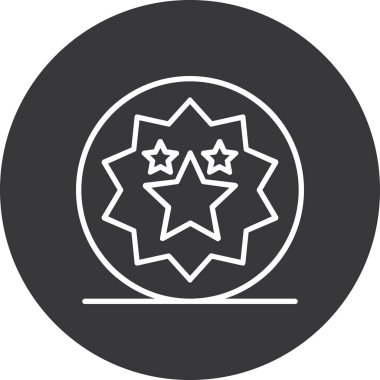 yıldız simgesi, vektör çizimi