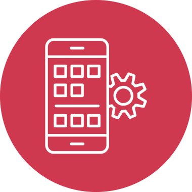 seo modern simgesinin vektör illüstrasyonu