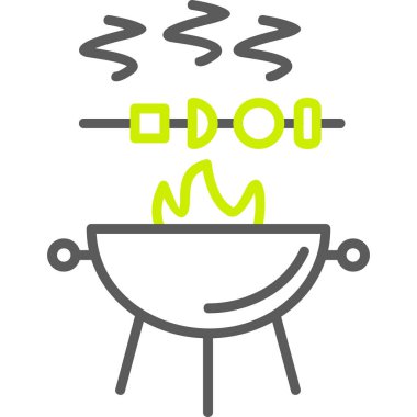 yiyecek simgesi, modern vektör çizim tasarımı