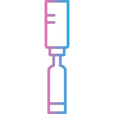 Şırınga. Web simgesi basit illüstrasyon