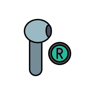 Modern b 'nin vektör illüstrasyonu eksik simgesi