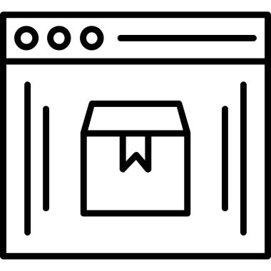 Web tarayıcı simgesi, vektör çizim