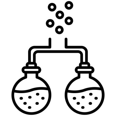 Kimya deney şişesi simgesi