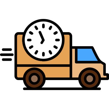 Saat teslim simgesi, özet biçimi