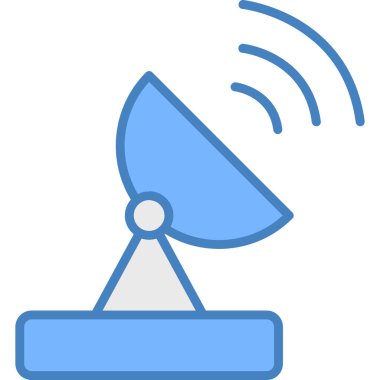 Anten. Web simgesi basit illüstrasyon