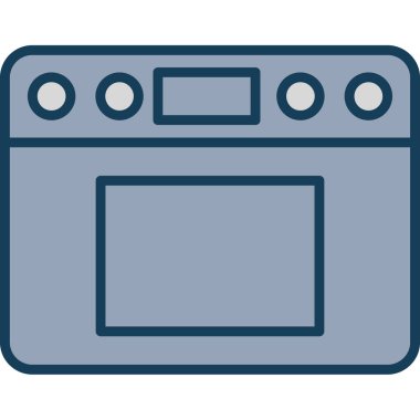 Mutfak makinesi. Basit resimleme