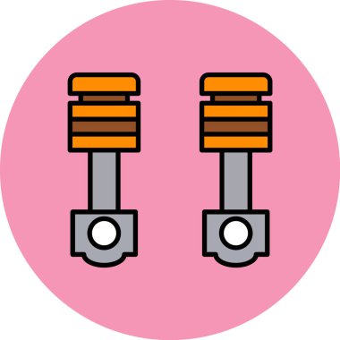 Modern bir simgenin vektör illüstrasyonu