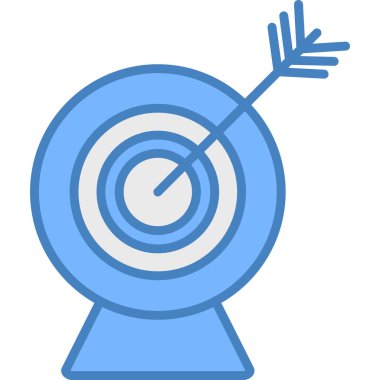 Pusula. Web simgesi basit illüstrasyon