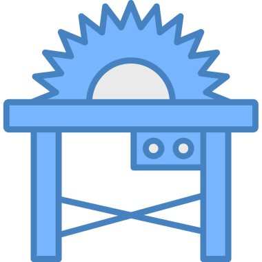 Masa. Web simgesi basit illüstrasyon