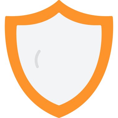 Koruma kalkanı koruma simgesi ana hat biçiminde