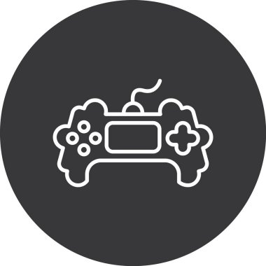 oyun denetleyici simgesi vektör çizimi