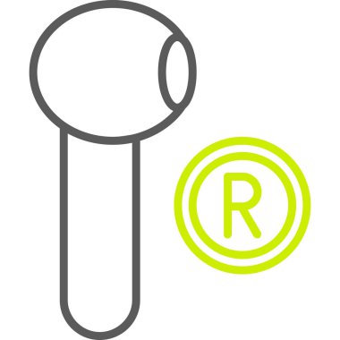 Beyaz arkaplanda anahtar simgesi