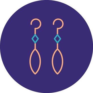 Bir kadın simgesinin vektör illüstrasyonu