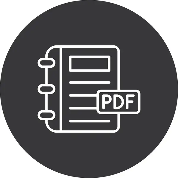 Dosya biçim simgesinin vektör illüstrasyonu