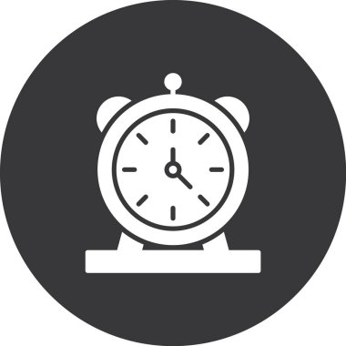 Alarm saat simgesi ana hat biçiminde