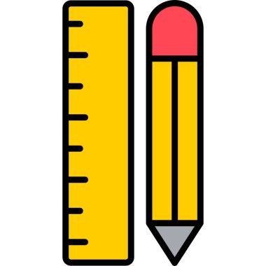 kalem simgesi vektör illüstrasyonu
