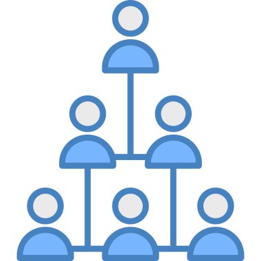 iş insanları grup simgesi ana hatlar biçiminde