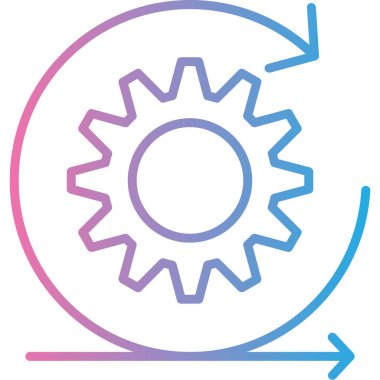 Teçhizat Web simgesi basit illüstrasyon