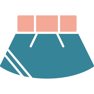 Modern ve eksik simgenin vektör illüstrasyonu