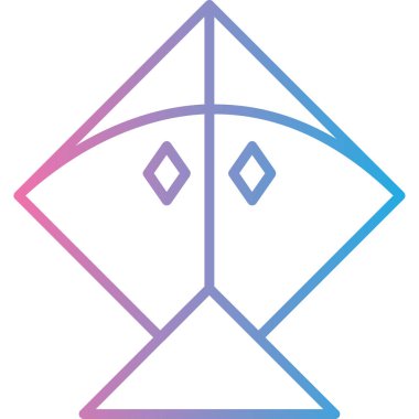 Taslak biçiminde elmas kristal simgesi