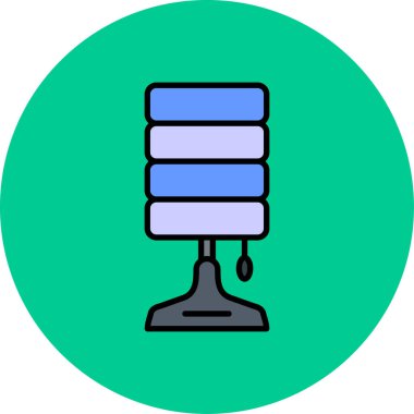 Lamba. Web simgesi basit illüstrasyon