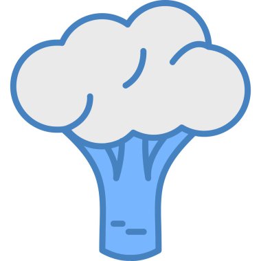 Bulut simgesi vektör illüstrasyonu