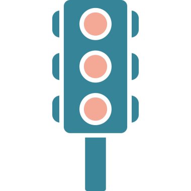 Trafik ışıkları vektör simgesi