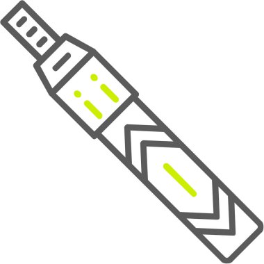 Şırınga simgesinin vektör illüstrasyonu