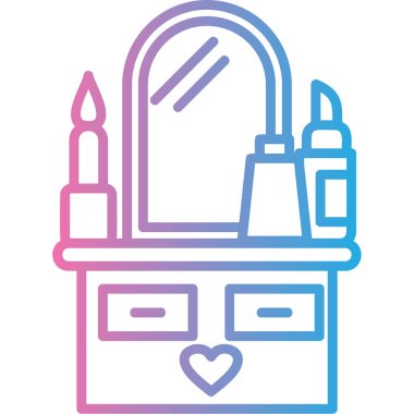 güzellik kozmetik makyaj simgesi