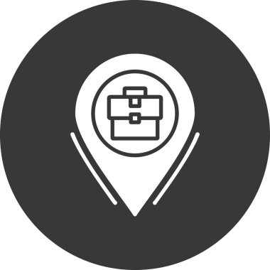 Vektör gps Simge illüstrasyonu