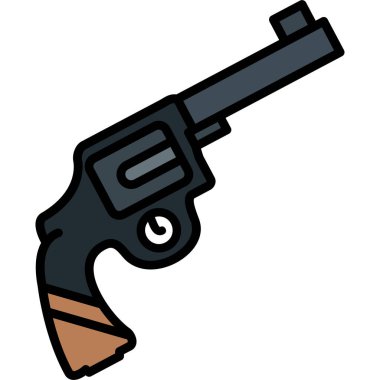 Silah ikonu. vektör illüstrasyonu