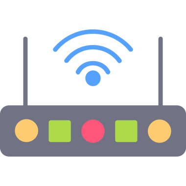 wifi simgesi vektör illüstrasyonu