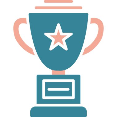 Kazanan Kupası vektör simgesi