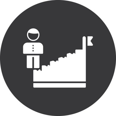 Modern yapı simgesinin vektör illüstrasyonu