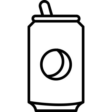 İçecek kutusu simgesini, anahat stili