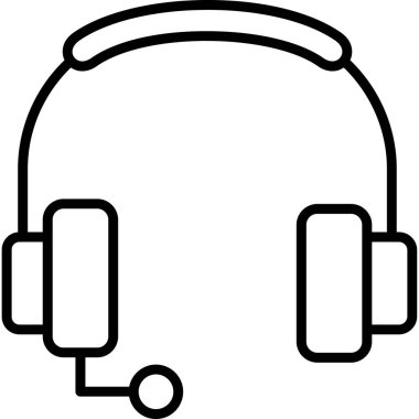 Müzik. Web simgesi basit illüstrasyon